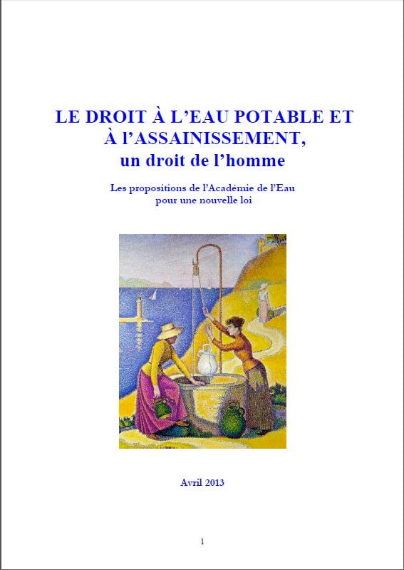 Le Droit a leau potable et a lassainissement un Droit de lHomme