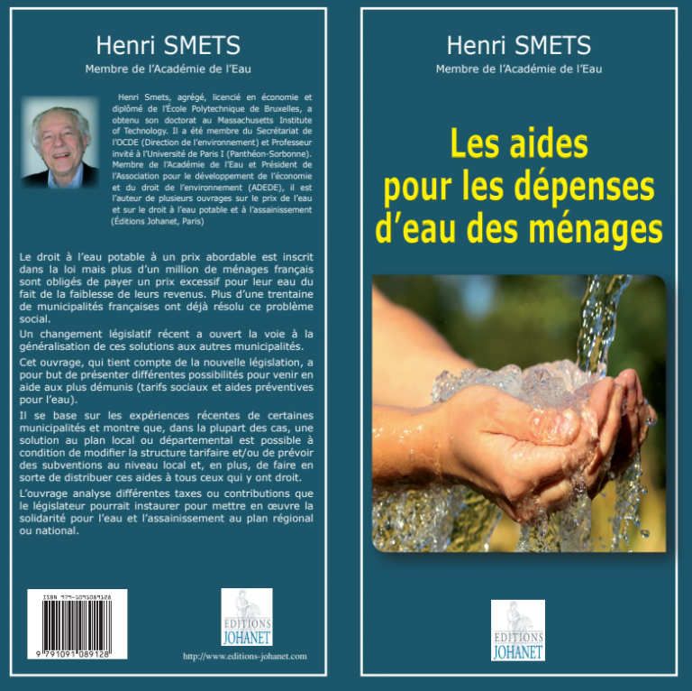 Le financement des aides pour les depenses deau potable des menages Le financement des aides pour les depenses deau potable des menages