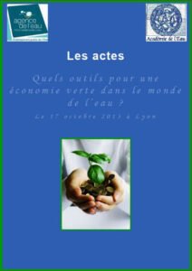 Quels Outils Pour Une Economie Verte Dans Le Monde De Leau